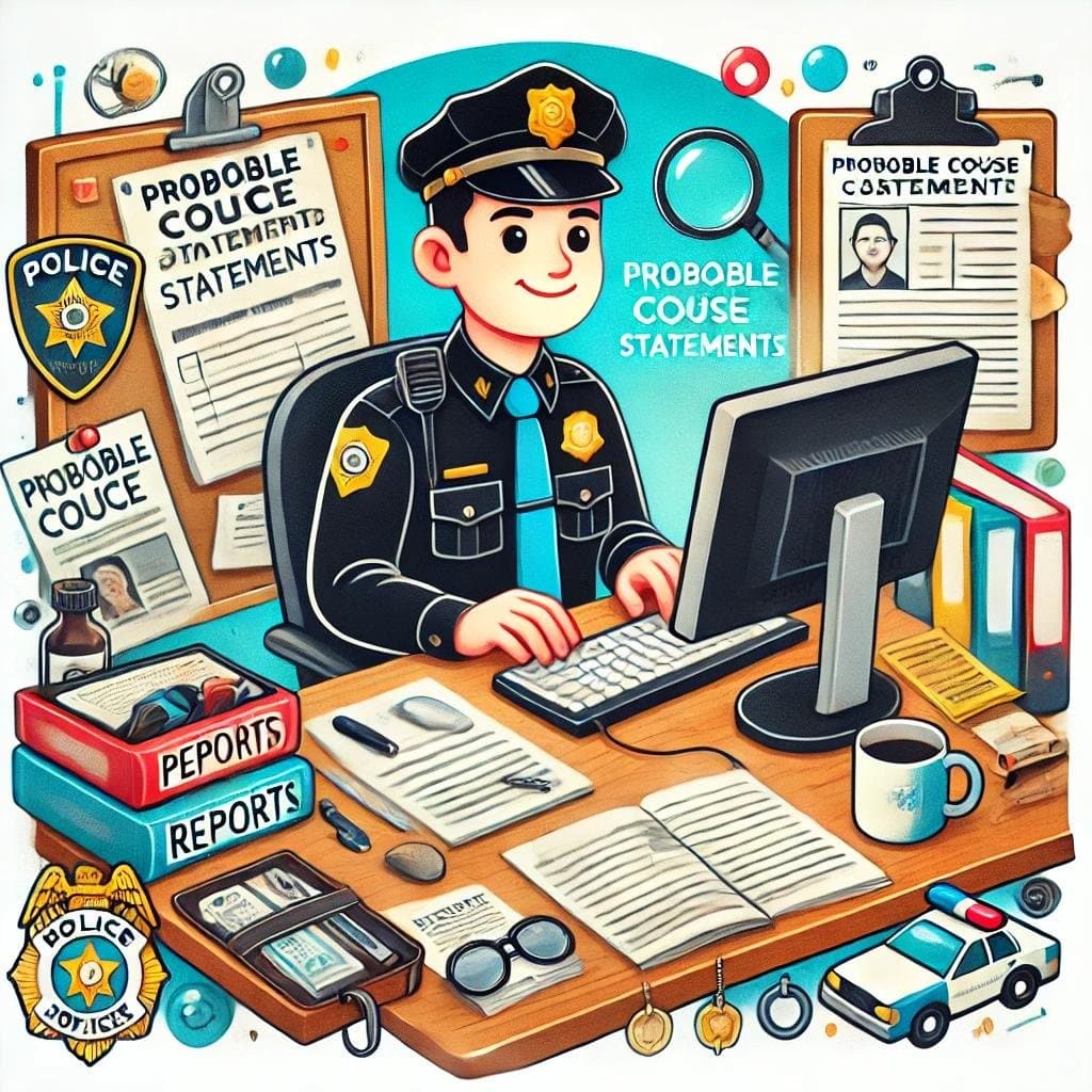 Police Report Illustration